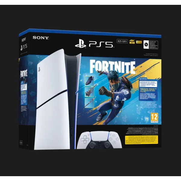 Ігрова приставка Sony PlayStation 5 Slim (Digital Edition) (Fortnite Flowering Chaos Bundle) (825GB) (UA)