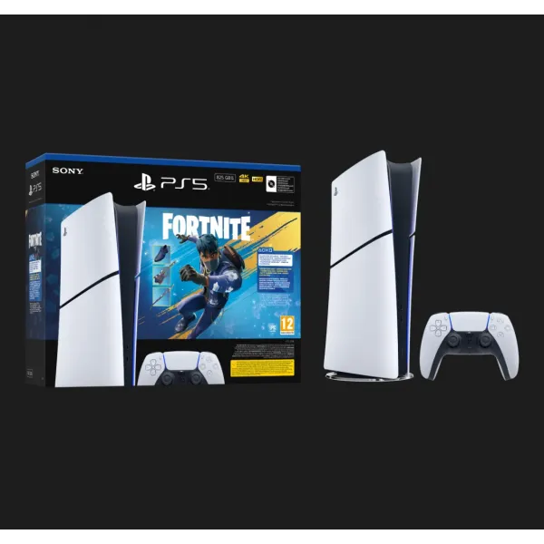 Ігрова приставка Sony PlayStation 5 Slim (Digital Edition) (Fortnite Flowering Chaos Bundle) (825GB) (Standard)