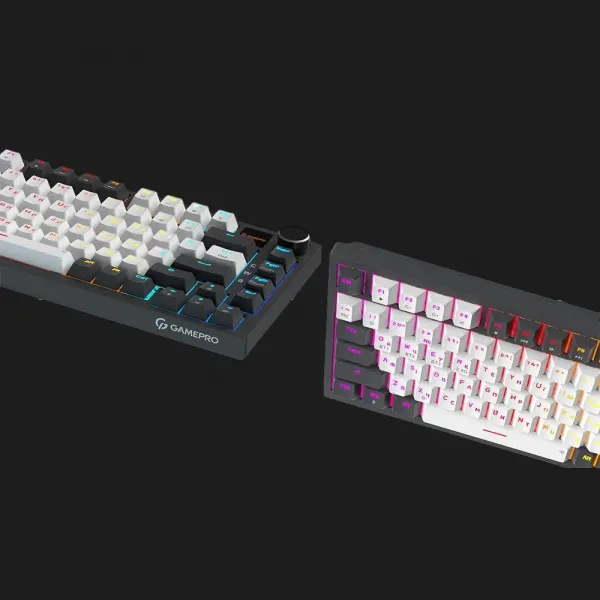 Клавіатура GamePro Asgard Valhalla Pro 75% Rainy switches (White) (UA)