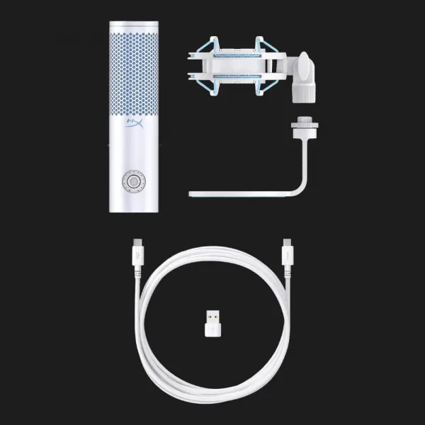 Мікрофон HyperX QuadCast 2 (White/Blue) (EU)