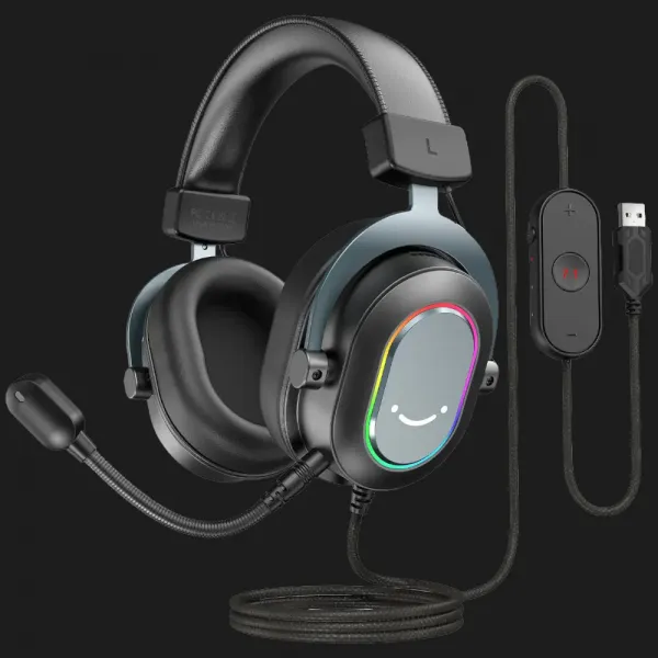 Ігрова гарнітура Fifine RGB H6 (Black) (UA)