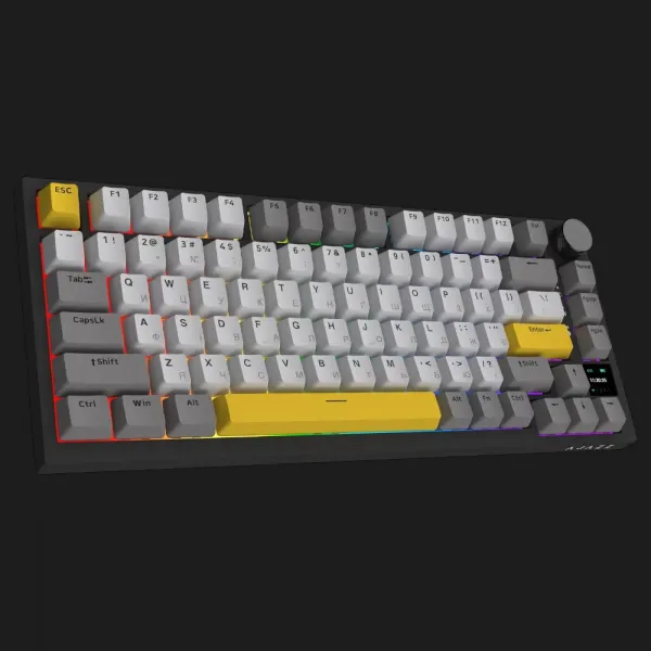Клавіатура ігрова Ajazz AK820 PRO Flying Fish Switches (Black) (AK820PRO-FF-BGY) (UA)