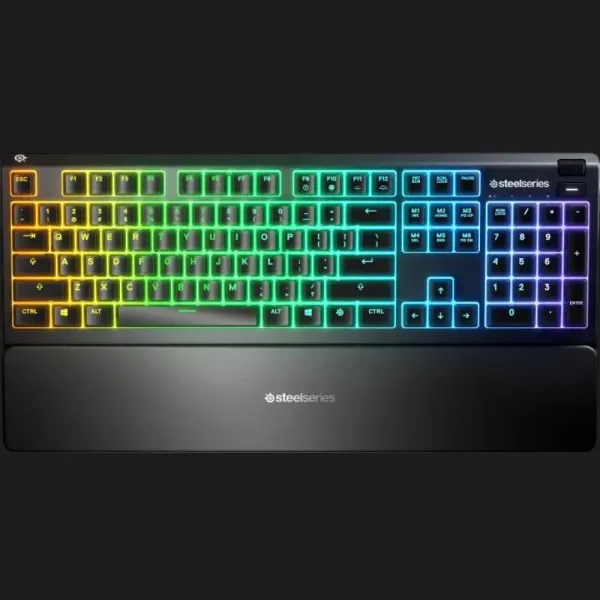 Клавіатура SteelSeries Apex 3 UA Whisper keys RGB (64795) (UA)