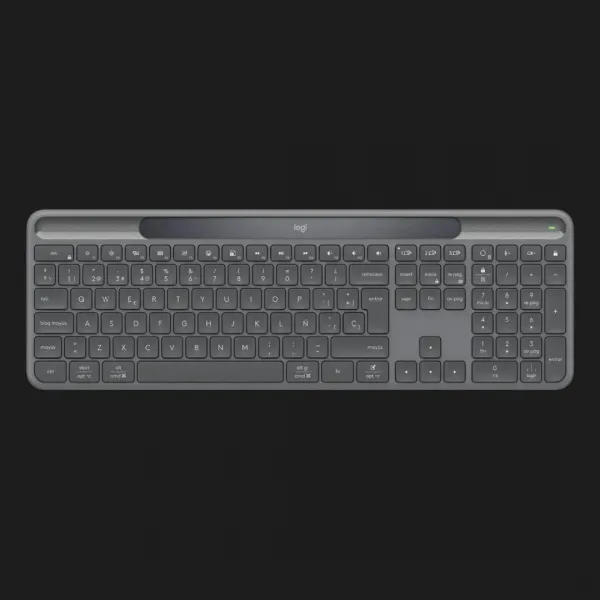 Клавiатура бездротова Logitech Slim Solar+ for Business (Graphite) (UA)