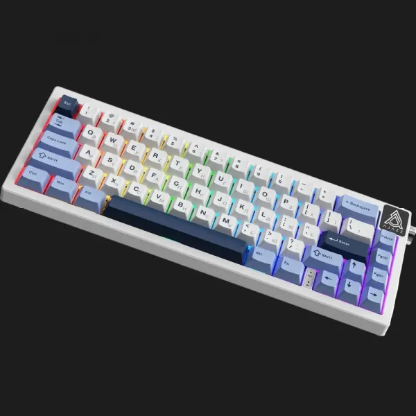 Клавіатура Ajazz AK650 Sea Salt switches (Blue/White/Blue) (UA)