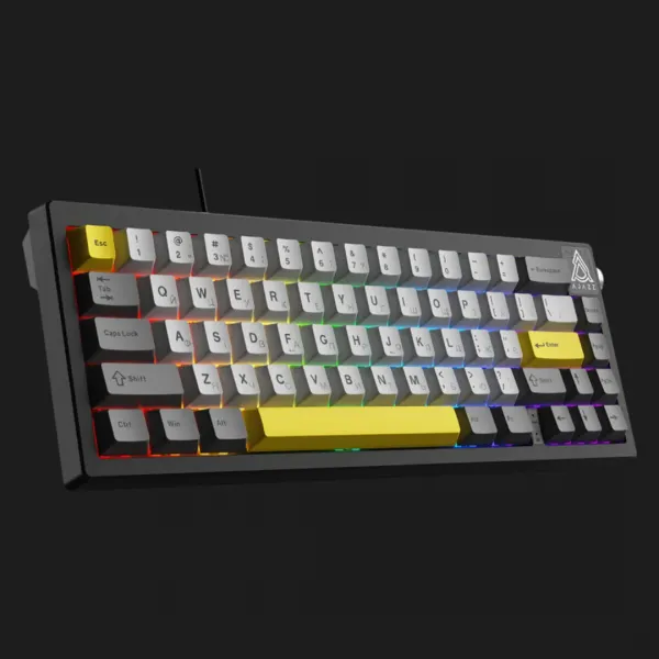 Клавіатура Ajazz AK650 Moon Yellow switches (Gray/White/Yellow) (UA)