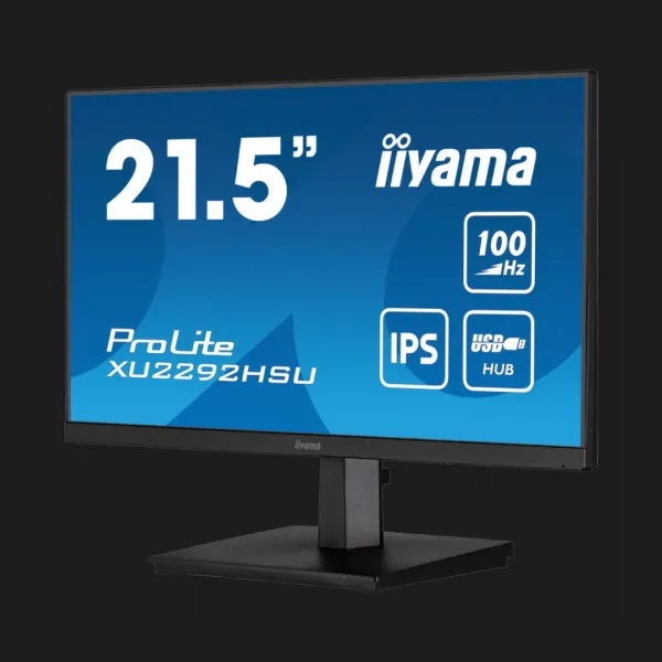 Монітор iiyama 21.5" ProLite IPS 100Hz XU2292HSU-B6 (UA)