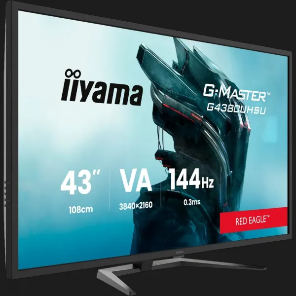 Монітор iiyama 42,5" G-Master VA 144Hz G4380UHSU-B2 (UA)
