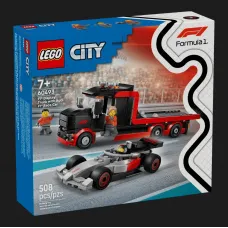 Конструктор LEGO City Вантажівка для демонстрації F1 із перегоновим автомобілем Audi F1 (60493)