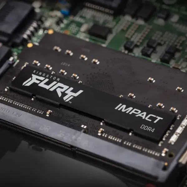 Оперативна памʼять Kingston Fury Impact SO-DIMM DDR4 8GB 1x8GB 3200MHz (KF432S20IB/8)