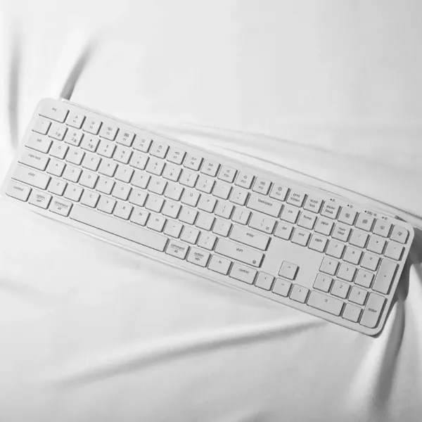 Клавіатура мембрана Keychron B6 Pro Ivory (White) (B6P-K8-UA)