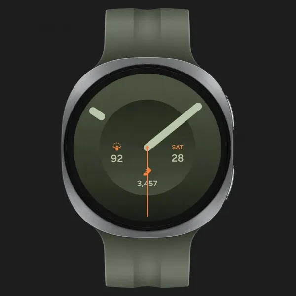 Смарт-годинник Samsung Galaxy Watch 9 44mm Silver with Olive Sport Band (SM-L350NZSA) (Standard)