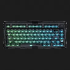 Ігрова клавіатура магнітна GravaStar Mercury V75 80keys Magnetic Jade Pro 8K USB-A RGB Stealth (Black) (GSV75_XTAL_BLK)