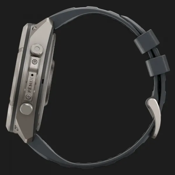 Garmin Fenix 9 Pro 51mm AMOLED Sapphire Titanium with Graphite/Black Silicone Band