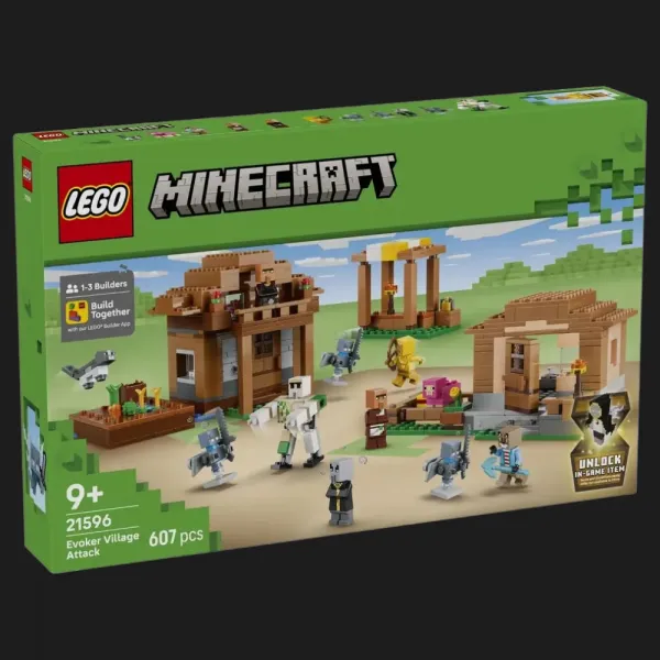 Конструктор LEGO Minecraft Напад викликача на село (21596)