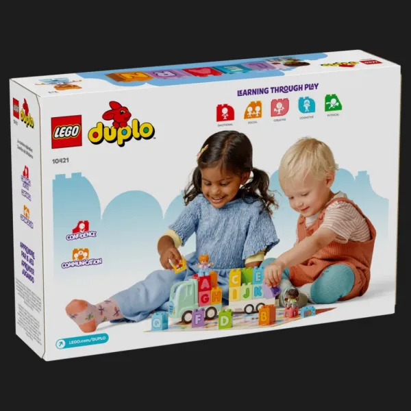 Конструктор LEGO DUPLO Town Вантажівка з абеткою (10421)
