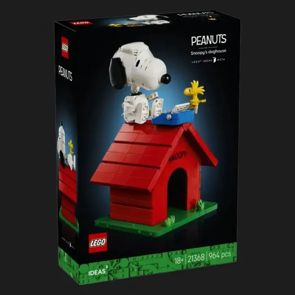 Конструктор LEGO Ideas Дрібнота: Будка Снупі (21368)