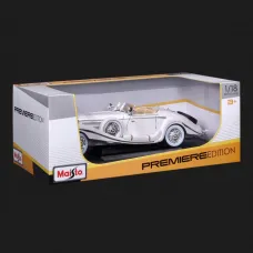 Автомодель Maisto 1936 Mercedes-Benz 500K Specialroadster, 1:18 (36055 white)