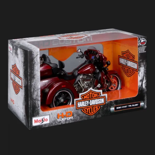 Мотоцикл Maisto Harley-Davidson Motorcycles 2021 CVO Tri Glide, 1:12 (32337 met. red)