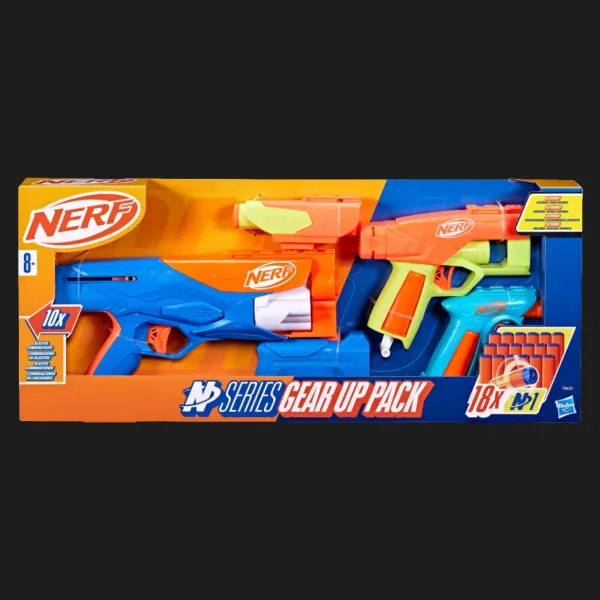 Набір з 3-х бластерів Nerf N Series Gear Up Pack (F8633)