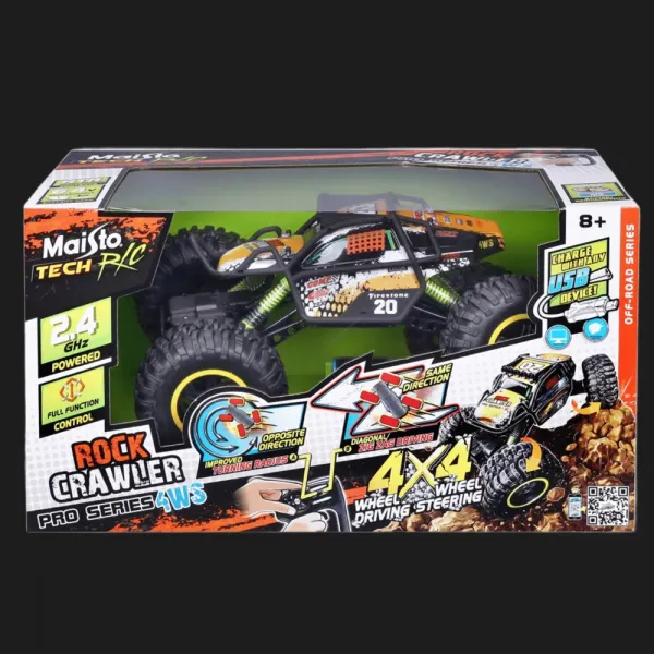 Автомобіль на р/к Maisto Tech — Rock Crawler Pro (81334) (Black)