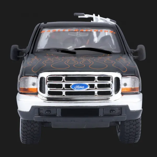 Набір Maisto Harley-Davidson: машинка (1:27) 1999 Ford F-350 Super Duty Pickup, мотоцикл (1:24) (32181)