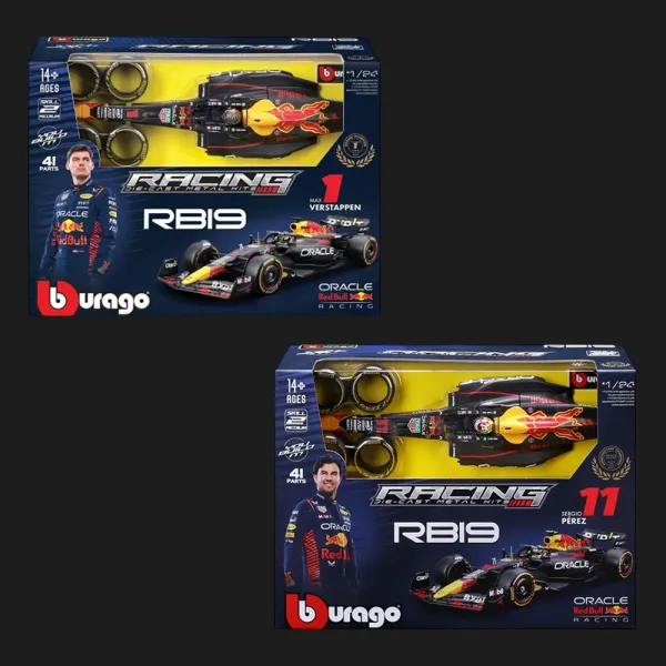 Авто-конструктор Bburago — Oracle Red Bull Racing RB19 в асортименті (1:24) (18-28507)
