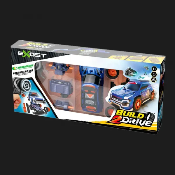 Ігровий набір на р/к Silverlit Silverlit Exost Build 2 Drive Super Sports 2,4 GHz (ГГц) (20702) (Blue)