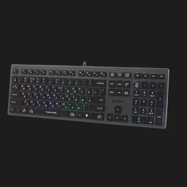 Клавіатура A4Tech FX60H USB (Gray) Neon backlit (FX60H)