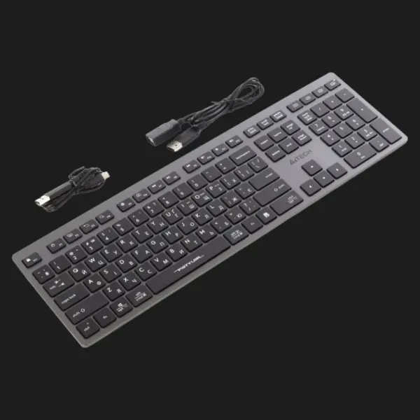 Клавіатура бездротова A4Tech FBX50C (Gray)