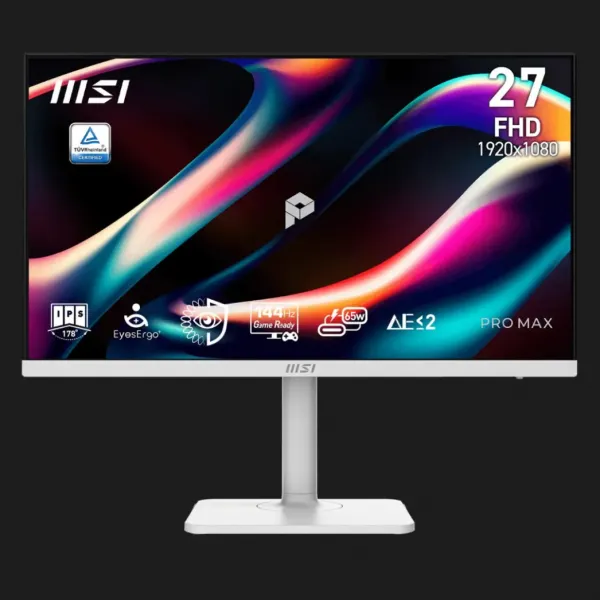 Монітор MSI 27" PRO MAX 271PHW E14 IPS 144Hz (UA)