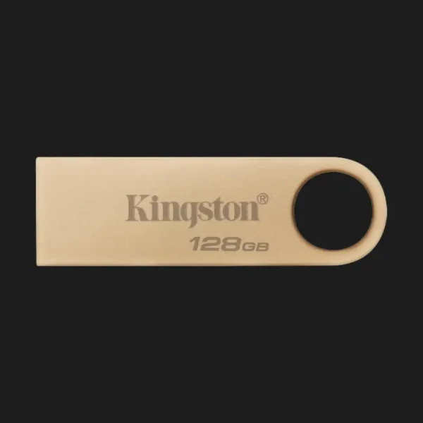 Флеш-накопичувач Kingston USB 3.2 SE9 G3 128GB (Metal/Gold)