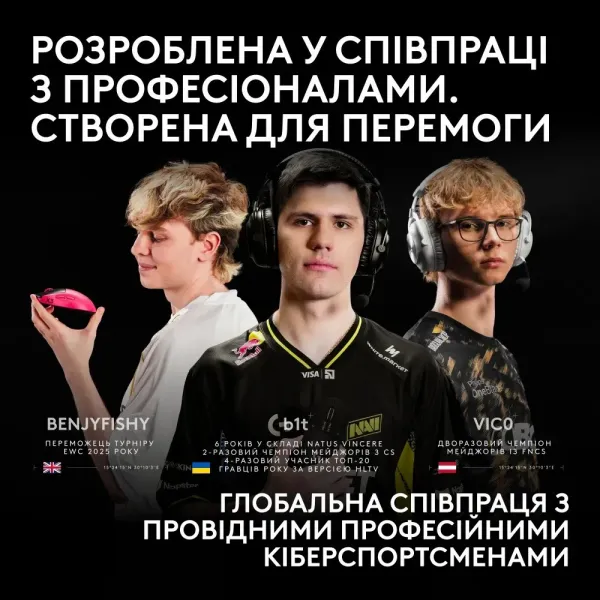 Ігрова миша Logitech G Pro X3 Superstrike Lightspeed Wireless (Pink Eclipse)