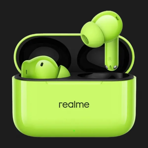 Навушники Realme Buds T200 (Neon Green)