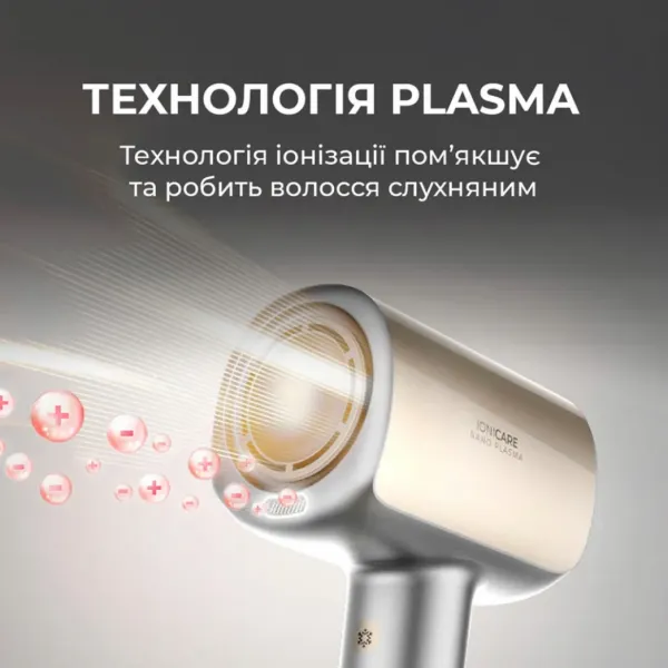 Фен Cecotec DryGlam Nano Plasma (Black) (A01_EU01_100150)