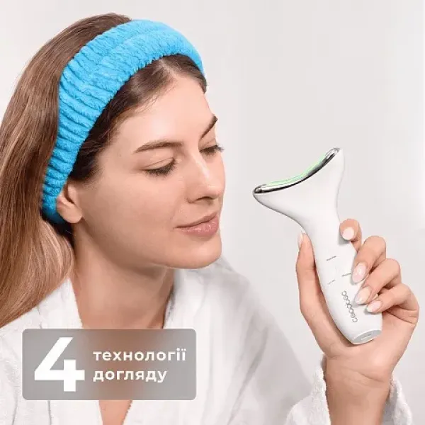LED-масажер для фототерапії обличчя та шиї CECOTEC FaceCare Face&Neck Pro (A01_EU01_116294)