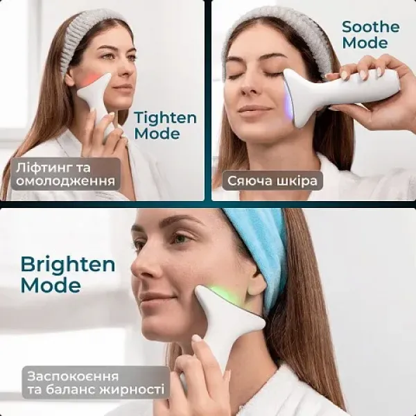 LED-масажер для фототерапії обличчя та шиї CECOTEC FaceCare Face&Neck Pro (A01_EU01_116294)
