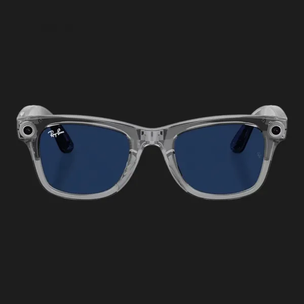 Смарт-окуляри Ray-Ban Meta Wayfarer (Gen 2) (Shiny Transparent Gray/Clear Sapphire Transitions) (RW4012 6840MF 50-22) (M)