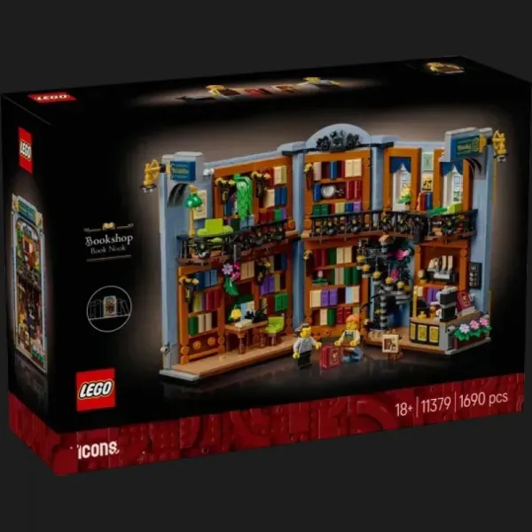 Конструктор LEGO Icons Книгарня: книжковий куточок (11379)