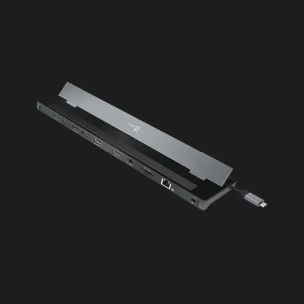 Док станція J5create USB-C 10-in-1 (HDMI/PD/USB-A/USB-C/LAN/SD/TF/audio)
