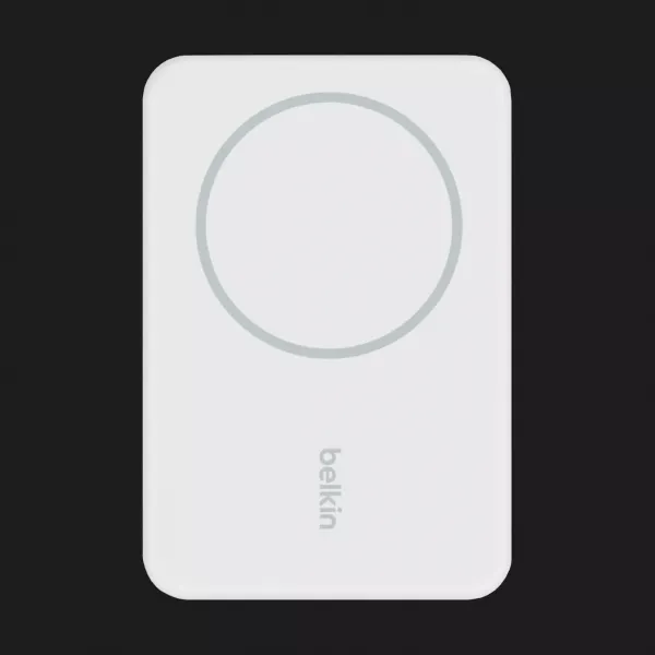 Безпровідний повербанк Power Bank Belkin MagSafe Wireless with Stand (5000mAh) (White)