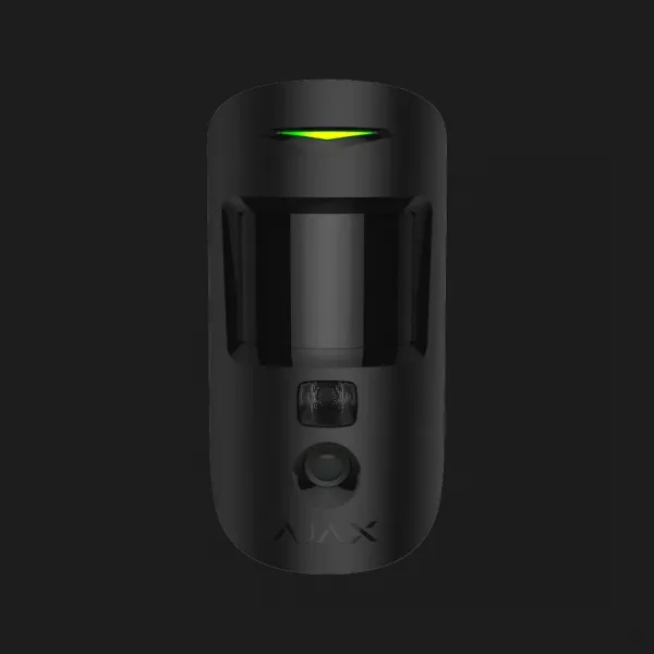 Датчик руху з фотофіксацією Ajax MotionCam, Jeweler, бездротовий, (Black)