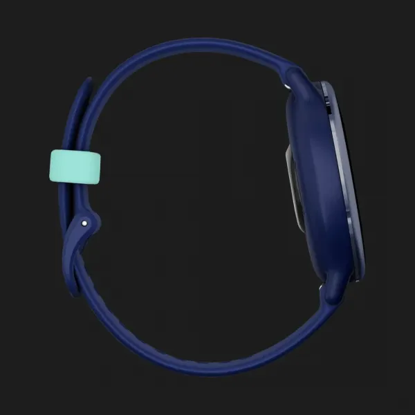 Garmin Vivoactive 5 Metallic Navy Aluminum Bezel with Navy Case and Silicone Band