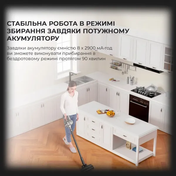 Пилосос Dreame Cordless Vacuum Cleaner R20 (Gray)