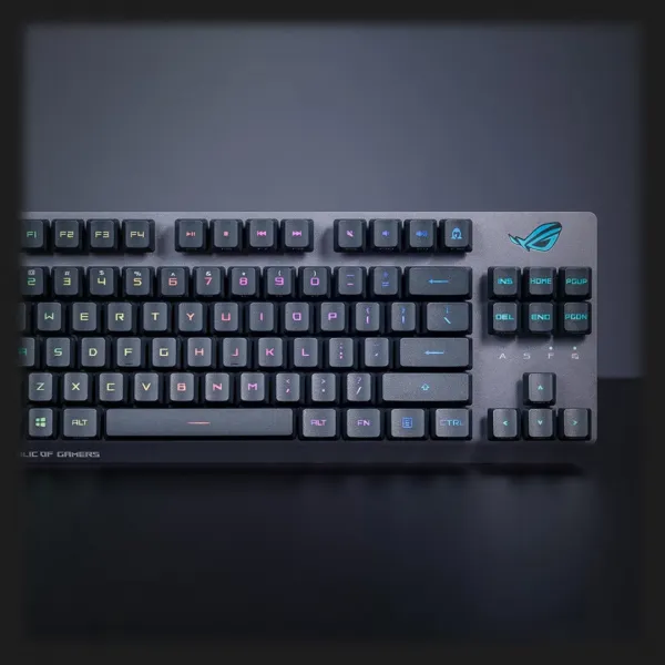 Клавіатура ігрова ASUS ROG Strix Scope RX Red TKL Wireless Deluxe EN PBT (UA)