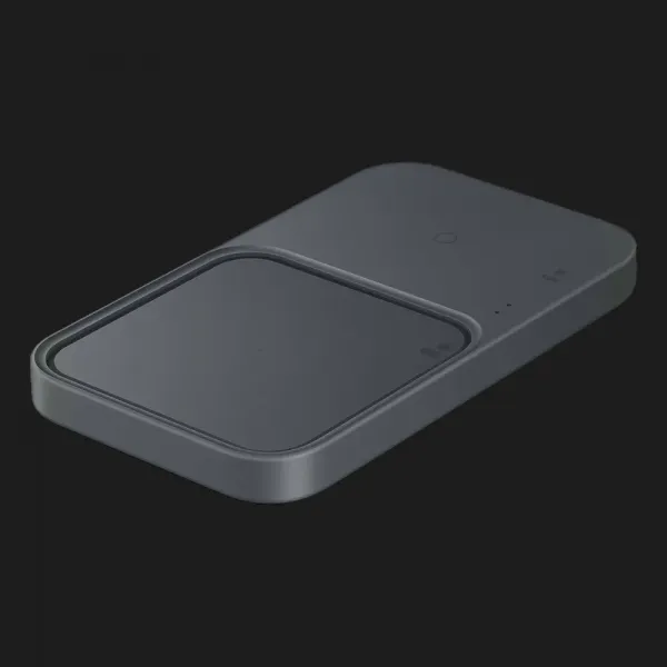 Безпровідна зарядка Samsung 15W Wireless Charger Duo (Dark Gray)