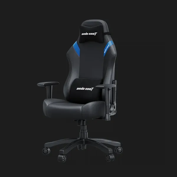 Крісло ігрове Anda Seat Luna Size L (Black/Blue) (UA)