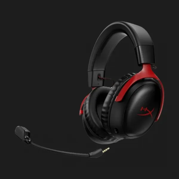 Ігрова гарнітура HyperX Cloud III WL (Black/Red) (UA)