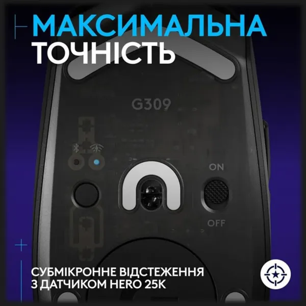 Ігрова миша Logitech G309 (Black) (UA)
