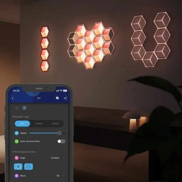 Настінний світильник Govee H106A Glide Hexagon Light Panels Ultra, 1шт (Violet)